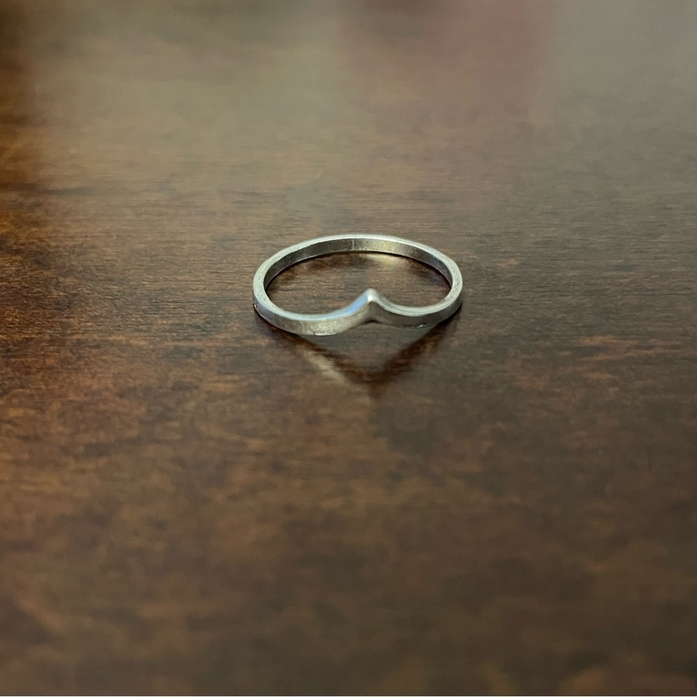 5 for $10🟢 Silver Ring with Point